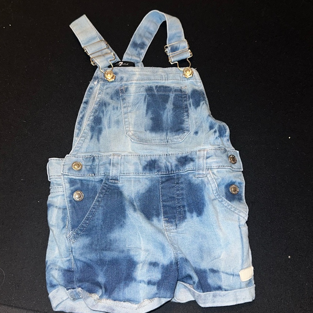 Seven for all mankind shortalls